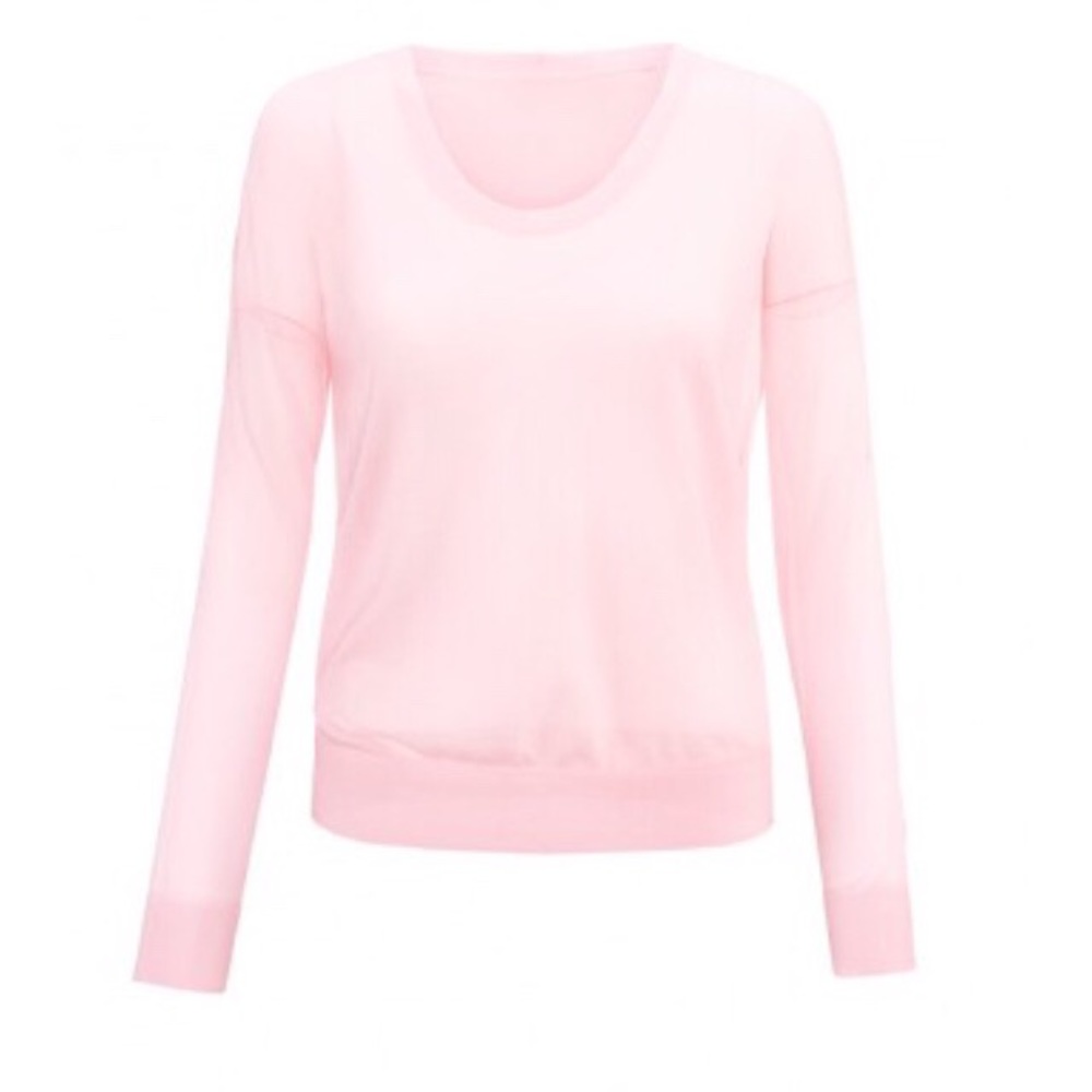 NWT Cabi pink Gossamer Pullover Size M